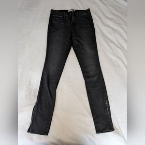 Athleta Sculptek Jeans, Black, Skinny, Size 8 Tall, Like New